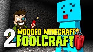 FoolCraft 3  2  Meet Rupert a blue fool  Modded Minecraft 1122 [upl. by Dafna]