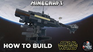 Rebel Alliance EF76 NebulonB Frigate  Minecraft Star Wars tutorial [upl. by Concettina292]