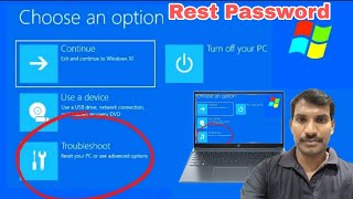 How to Rest Forgotten Password in windows 1011 in laptop  windows password Reset in Kannada [upl. by Colt]