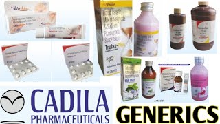 CADILA PHARMACEUTICALजेनेरिक दवाइयाँ BRAND FOR MEDICAL STORE medicine generic brands dawai [upl. by Amy]