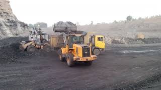 SECL coal India open caste mines chhattisgarh trucks tataprima youtubeshorts [upl. by Enyalaj]