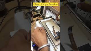 Glass change ✅ smartphone mosttechy tech technology tipsandtricks tricks android iphone [upl. by Jak]