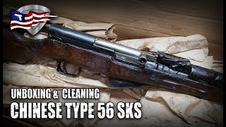 Chinese Type 56 SKS  Unboxing amp Cosmoline Cleaning [upl. by Azenav752]