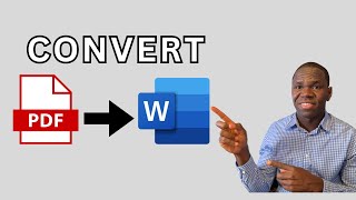 How to Convert PDF to Word [upl. by Inig48]