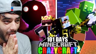 We Survived 101 Days in CRAZY CRAFT World  part 1 [upl. by Jeniece]