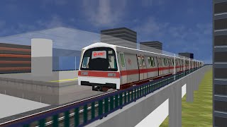 OpenBVE SMRT C651 237238 From NS11 Sembawang To NS12 Canberra [upl. by Lehet37]