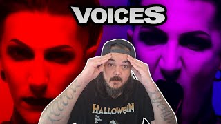 FIRST TIME HEARING  Motionless In White quotVOICESquot  REACTION [upl. by Htennaj196]