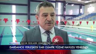 Dardanos Yerleşkesi Yarı Olimpik Yüzme Havuzu Yenilendi [upl. by Wehrle]