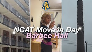 NCAT College Move in Day  Barbee Hall [upl. by Elahcar]