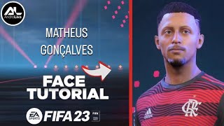 FIFA 23  MATHEUS GONÇALVES Face  Stats Tutorial [upl. by Samuel]