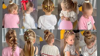 TOP 10 HAIRSTYLE FOR SCHOOLMEDIUM HAIR [upl. by Nye]