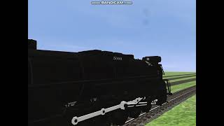 ATSF 5000 vs 5011 Racing Trainz [upl. by Ogir]