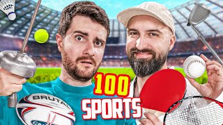 ON TESTE 100 SPORTS  et on les jugeon est au bout du rouleau [upl. by Dannie]