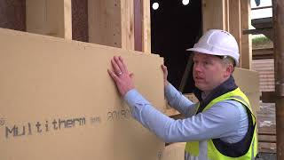 Externally Insulating with Gutex Wood Fibre  Traditional Style Timber Frame Series part 3 [upl. by Ecinnaj760]