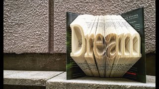 ブックフォールディング BOOK FOLDING TIMELAPSE【Dream】 [upl. by Zindman]