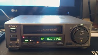 📼 Sony EVC500E HI8 Video cassette recorder HiFi Stereo [upl. by Kiersten]