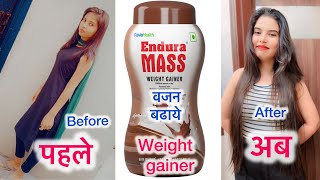 1 week में वजन बढ़ाये  Endura Mass  Weight Gainer  Missreri vlogs [upl. by Nadab]