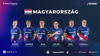 Magyarország  Moldova  Dota 2 válogatott vbselejtező mérkőzés GEG2024 GEF [upl. by Almeda545]