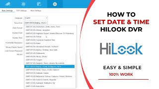 How To Set Date and Time on Hilook DVR Automatically [upl. by Ferde]