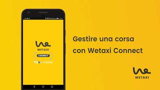 Wetaxi connect Gestione corsa [upl. by Jemina659]