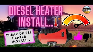 How to Install a Cheap Caravan Diesel Heater for Off Grid Caravans [upl. by Maxia]