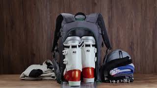 Unigear Ski Boot Bag 50L Ski Boot Travel Backpack [upl. by Enirahtac343]