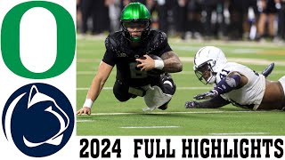 Oregon vs Penn State FULL GAME Highlights 12072024  2024 Football Championship [upl. by Aiksa]