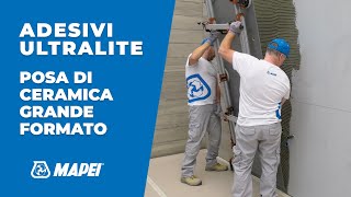 Posa di lastre di grande formato  Adesivi che alleggeriscono il tuo lavoro  Tutorial [upl. by Thacker]