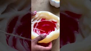 Peony flower candle  Peony flower candle making [upl. by Bocoj]