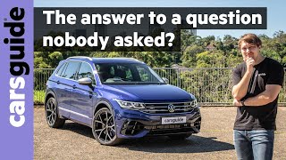 2022 Volkswagen Tiguan R review Is it a better Kodiaq RS or a jacked up Golf R or both [upl. by Aelyk]