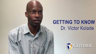 Get to know Victor Kolade MD from Sayre Internal Medicine [upl. by Wyler199]