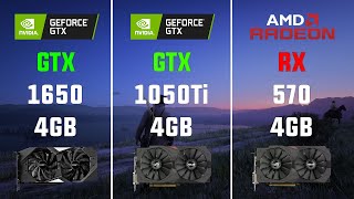 GTX 1650 vs GTX 1050 Ti vs RX 570 4GB Test in 7 Games [upl. by Avenej]