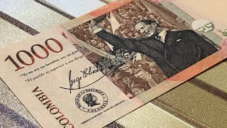 Billetes de 1000 Pesos Columbia [upl. by Ealasaid]