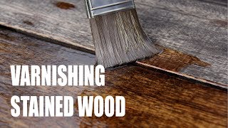 The Proper Way to Varnish Stained Wood [upl. by Liagibba]