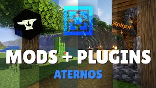 How to get Plugins and Mods at the Same Time  Aternos [upl. by Victory111]