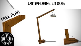 FABRIQUER UN LAMPADAIRE TOUT EN BOIS [upl. by Leaj]