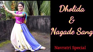 Dholida X Nagade Sang Dhol Baje  Dance Cover  Navratri Special  Aratrika Bhaumik [upl. by Ardy]