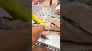 Skill Fillet Pangasius  VH FOOD pangasius pangasiusfish frozenfish skills cuttingskills [upl. by Ahsikit]