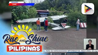 Cessna 152 training aircraft nagovershoot sa runway ng Plaridel Airport sa Bulacan [upl. by Gaile]