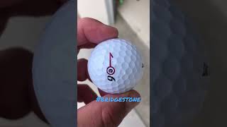 Bridgestone E6 golf ball dimples golfball colts coltsnation golf bridgestone tiger pga go [upl. by Alsi]