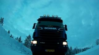 Winter trucking in Northern Scandinavia Vol 5 [upl. by Godding]