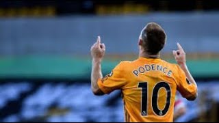 Daniel Podence SkillsGoalsAssists Wolves FC 202021 [upl. by Joachima]