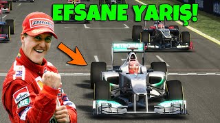 EFSANE FORMULA 1 OYUNU F1 2012 SCHUMACHER İÇERİR [upl. by Naitirb]