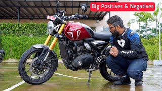 Bajaj Triumph Speed 400 First Ride  Pros amp Cons [upl. by Anelah278]