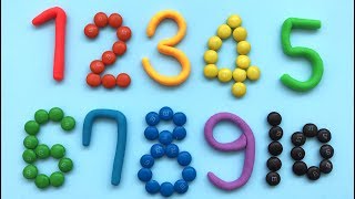 Number 12345678910 English version PlayDoh Toy Soda [upl. by Etnuad]