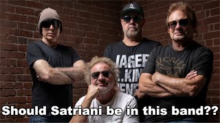 Should Joe Satriani Be Playing in Sammy Hagars Band Have you seen the performance on Howard Stern [upl. by Dimitris]