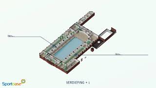 Grondplan Sportoase Veldstraat Antwerpen [upl. by Altis]