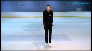 Patinaje sobre hielo 4 Posicion básica [upl. by Anesuza486]