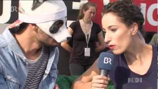 Cro im Interview quotIch kann nicht böse seinquot  Rock im Park 2012 [upl. by Odelia]