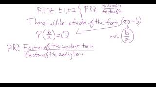 Integral Rational Zero Theorem [upl. by Meek]